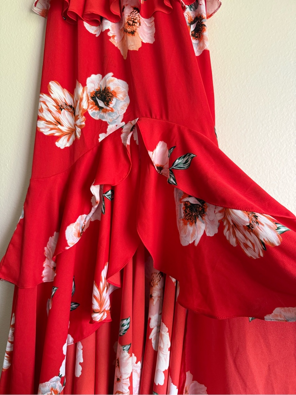 Misa Los Angeles Lucia Skirt Poppy Floral Ruffle Tiered Maxi Boho Skirt - Picture 3 of 10